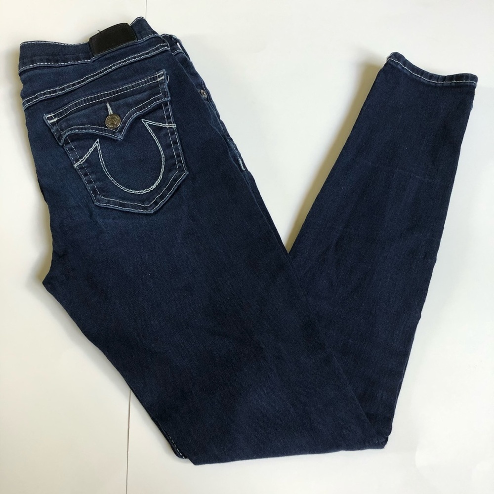 TRUE RELIGION HALLE MID RISE SUPER SKINNY SZ. 28